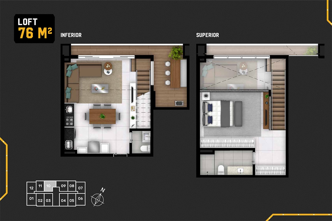 Citizen Home - Apartamentos de 1 a 3 quartos no Setor Bueno - Citizen Home  - GPL - URBS Imobiliária
